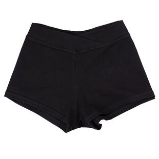 小茉莉舞蹈短裤女练功舞蹈生专用舞蹈服儿童低腰三分裤黑色舞蹈裤