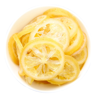 柠檬片即食蜜饯泡水泡茶干吃一斤装  酸甜即食柠檬片小包装500g