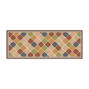 复古厨房地垫专用脚垫子硅藻泥加厚可擦免洗耐脏吸水防滑防油地毯