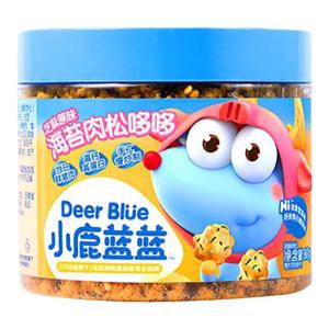 小鹿蓝蓝宝宝肉松海苔哆哆儿童拌饭料送一岁婴幼儿无添加辅食食谱