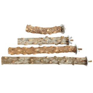 鹦鹉花椒木站杆小鸟站架解闷训练站台磨爪棒牡丹虎皮专用笼内装饰