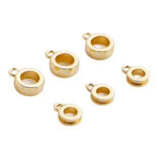 14K包金保色吊坠环圈圈挂件连接环吊扣饰品diy手工开口吊饰配件