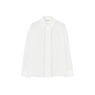 J1M5买手店 CORDERA 26早春 白色蕾丝长袖衬衫 设计师品牌