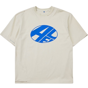 ADERERROR 春新款潮流印花短袖上衣时尚简约百搭休闲T恤