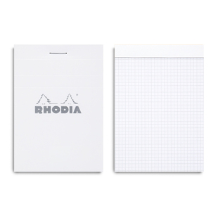 Rhodia法国罗地亚头钉便签本可撕无粘性 记事本上翻本子空白 文艺青年网红格子便签本