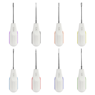 微创牙挺套装中巴玖玖不锈钢拔牙挺套装根尖直挺弯挺牙科齿科材料