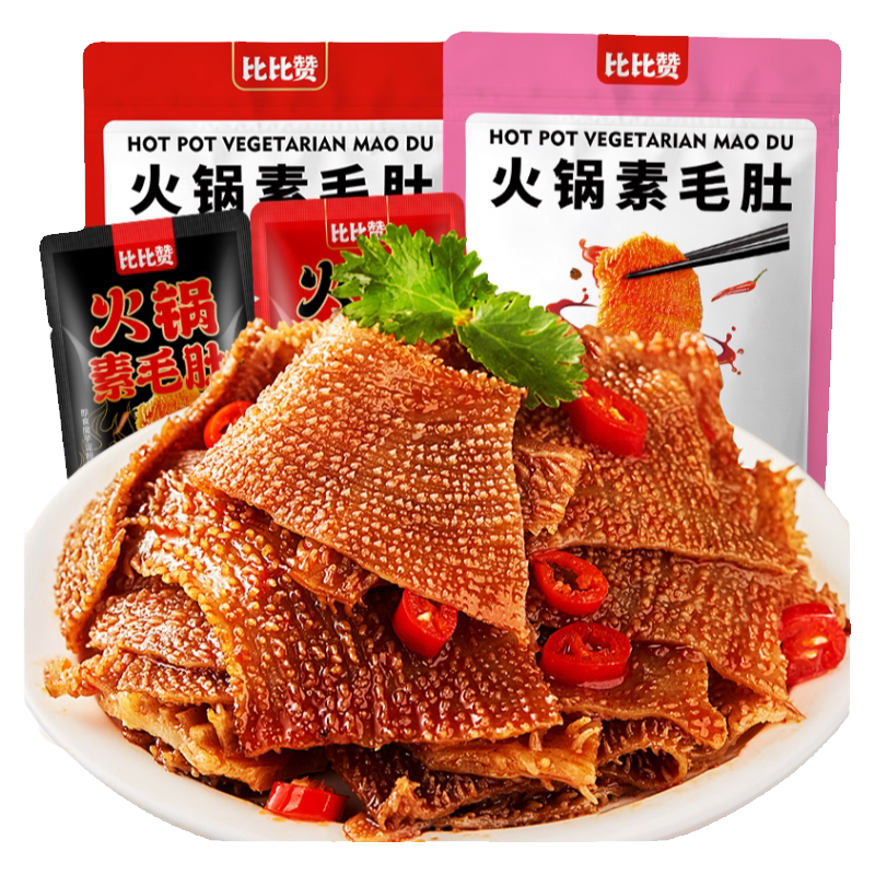 比比赞一根筋辣条豆角干辣条20根