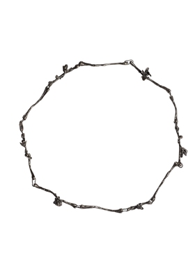 【zt zhuangtai狀態】EXCEPTION例外复古花手工抛光925银项链颈链