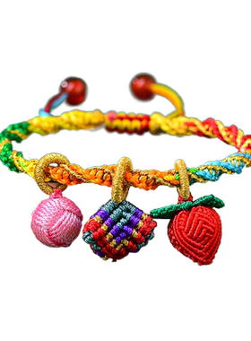 端午节五彩绳龙绳粽子龙舟五彩丝