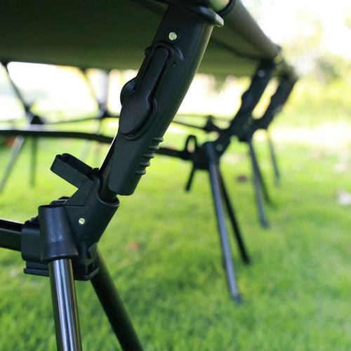 户外折叠床加宽80cm超轻7075午休露营行军床床单人床野营帐篷办公