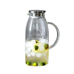 玻璃冷水壶大号3L防爆耐热家用耐高温大容量加厚盛凉白开水瓶套装