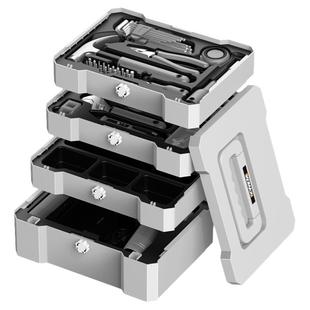 工具箱日常家用多功能五金维修组合套装大全车载家装收纳电动工具