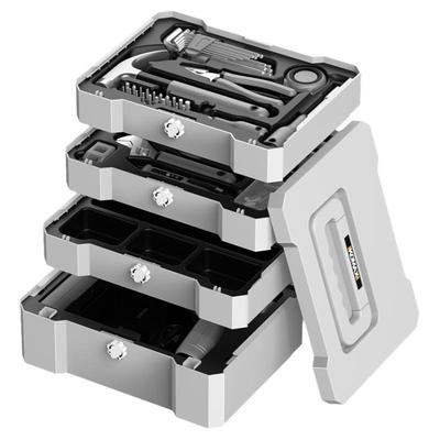 工具箱日常家用多功能五金维修组合套装大全车载家装收纳电动工具