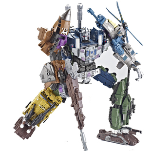 合体变形玩具机器人正版大力神混天豹工程车组合套装礼盒男孩礼物