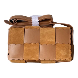 猫店下架款尾货~真皮牛皮女包编织斜挎包通勤复古手提包单肩包女