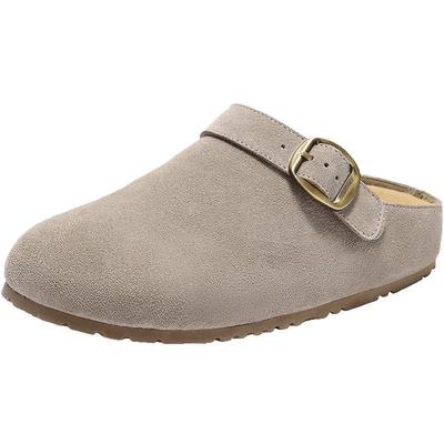 可外穿勃肯一脚蹬百丽女拖鞋新款