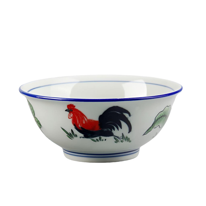陶瓷碗粥粉面饺子耐高温防烫手