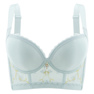 图薇娜莫代尔调整型内衣小胸聚拢显大光面无痕文胸收副乳矫正胸罩