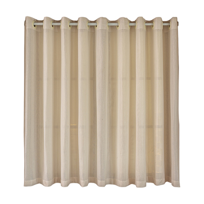 窗帘免打孔安装挂钩式粘轨一整套纱帘透光不透人小窗户遮挡短飘窗