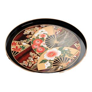 日本进口山中漆器托盘高端漆盘2026新款家用茶盘轻奢现代高级感