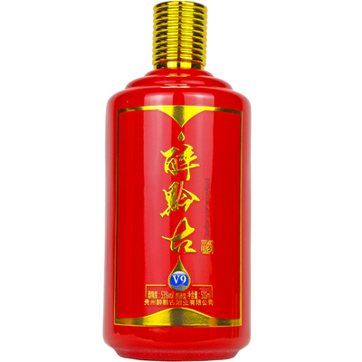 贵州红瓶礼盒装鸿运酱香型白酒