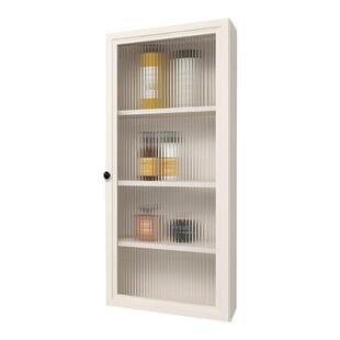 铝合金玻璃门墙上吊柜墙壁柜客厅挂墙式展示柜卫生间储物柜阳台