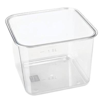 透明塑料方形果酱盆【买一送一】