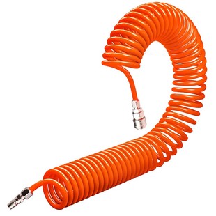 路泊仕PU弹簧气管8x5mm气泵空压机气管10mm伸缩螺旋软管子12x8mm