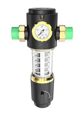 全屋自来水管道前置过滤器家用滤芯反冲洗家用净水器自动清洗净水