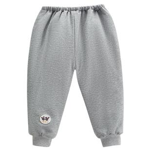 哥比兔儿童加厚夹棉裤子保暖长裤男女童三层夹棉裤子锁温长裤