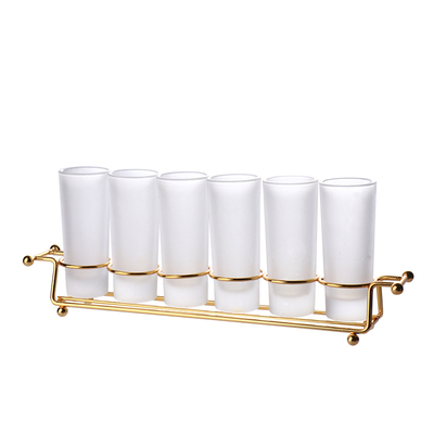 shot一口杯子弹杯洋酒杯杯架套装 酒吧ktv一口杯吞杯 高档白酒杯