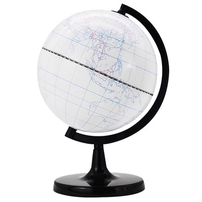 手工diy地球仪可擦写带经纬线