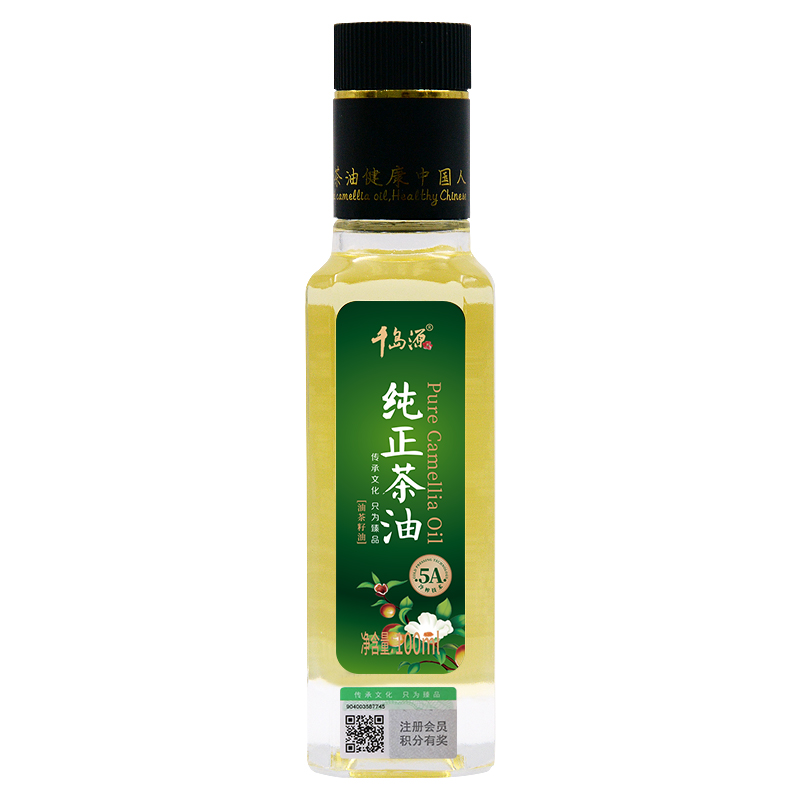 千岛源纯正茶油100ml低温冷榨茶树油茶籽油食用油小瓶装外用