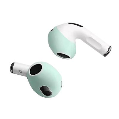 适用于airpods3保护套耳塞帽苹果无线蓝牙耳机盒 一二代防刮保护壳三代防滑耳帽替换耳塞套防丢超薄硅胶软pro