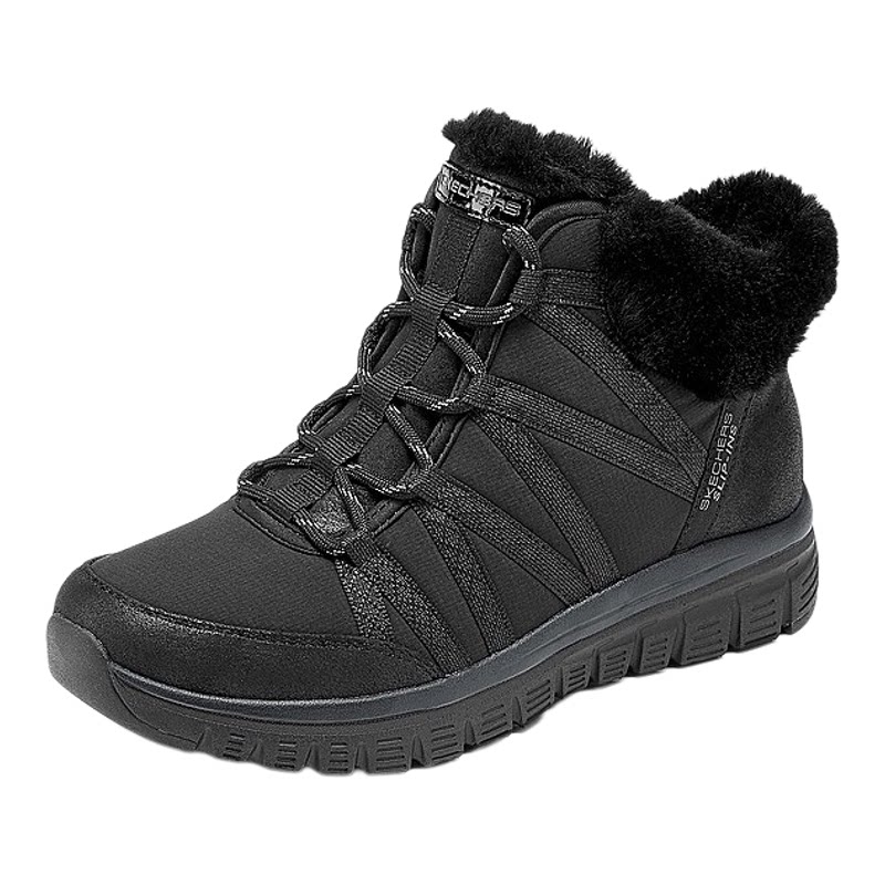 Skechers斯凯奇女加绒保暖雪地靴
