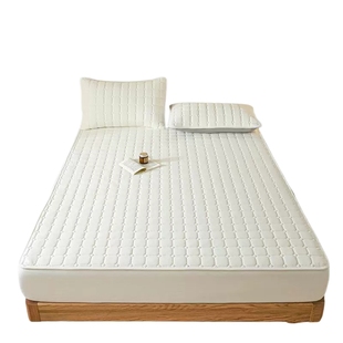 夹棉床笠罩单件2025新款四季通用a类母婴级180cmx200cm床垫保护套