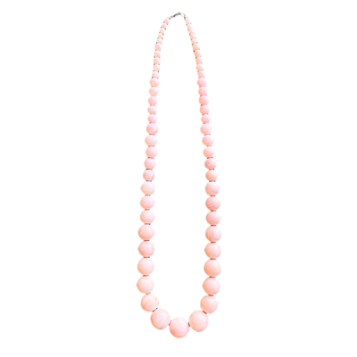 精灵家天然粉贝毛衣链气质高雅