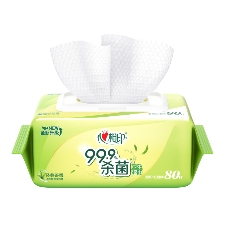 心相印卫生湿巾茶香杀菌率99.9%