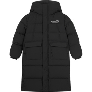 [加长款]水孩儿童装三防羽绒服女童2025冬季新品男童防静电厚外套