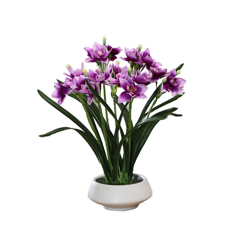 假花水仙花摆放花卉绢花假花套装