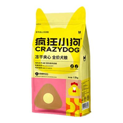 疯狂小狗冻干夹心鸭肉梨狗粮