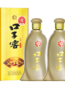 口子窖5年型白酒2瓶装赠手提袋