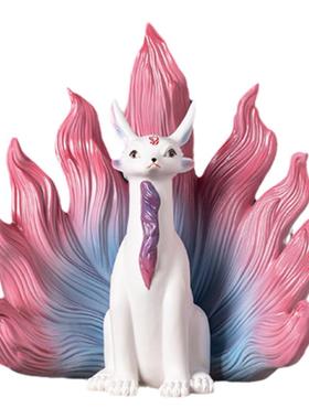 晨翔德化陶瓷创意九尾灵狐