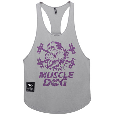 肌肉狗潮牌新品运动休闲工字背心