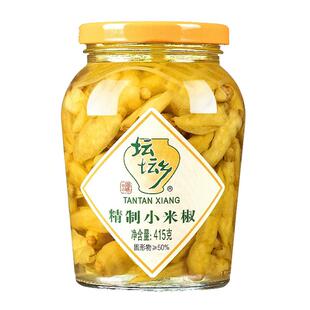 坛坛乡泡椒小米辣415g地道湖南风味小米椒凤爪鸡爪鱼皮笋尖泡椒水