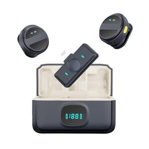 无线麦克风领夹式一拖二收音麦降噪蓝牙录音设备主播抖音手机直播