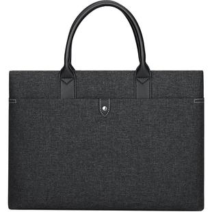 英皇保罗手提公文包男款耐磨帆布通勤文件夹包休闲电脑包礼品定制