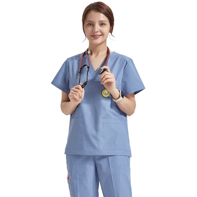 南欧鱼男女洗手衣口腔医生工作服