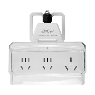 带防水罩插座大功率浴室防溅水插线板智能马桶电源转换器雨淋插排