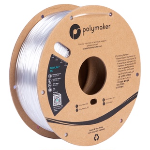 Polymaker PolyLite PC 3D打印耗材良好机械性透光耐热易打印 打印耗材 1.75mm和2.85mm 1kg
